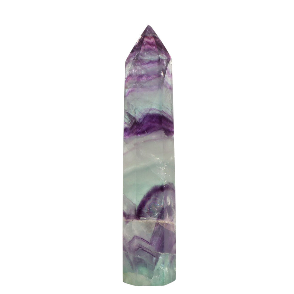 Fluoriet (multi) A-kwaliteit punt geslepen 16 x 3 x 2,9 cm | 337 gram