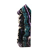 Fluoriet (multi) cluster obelisk geslepen 18,5 - 19,5 cm