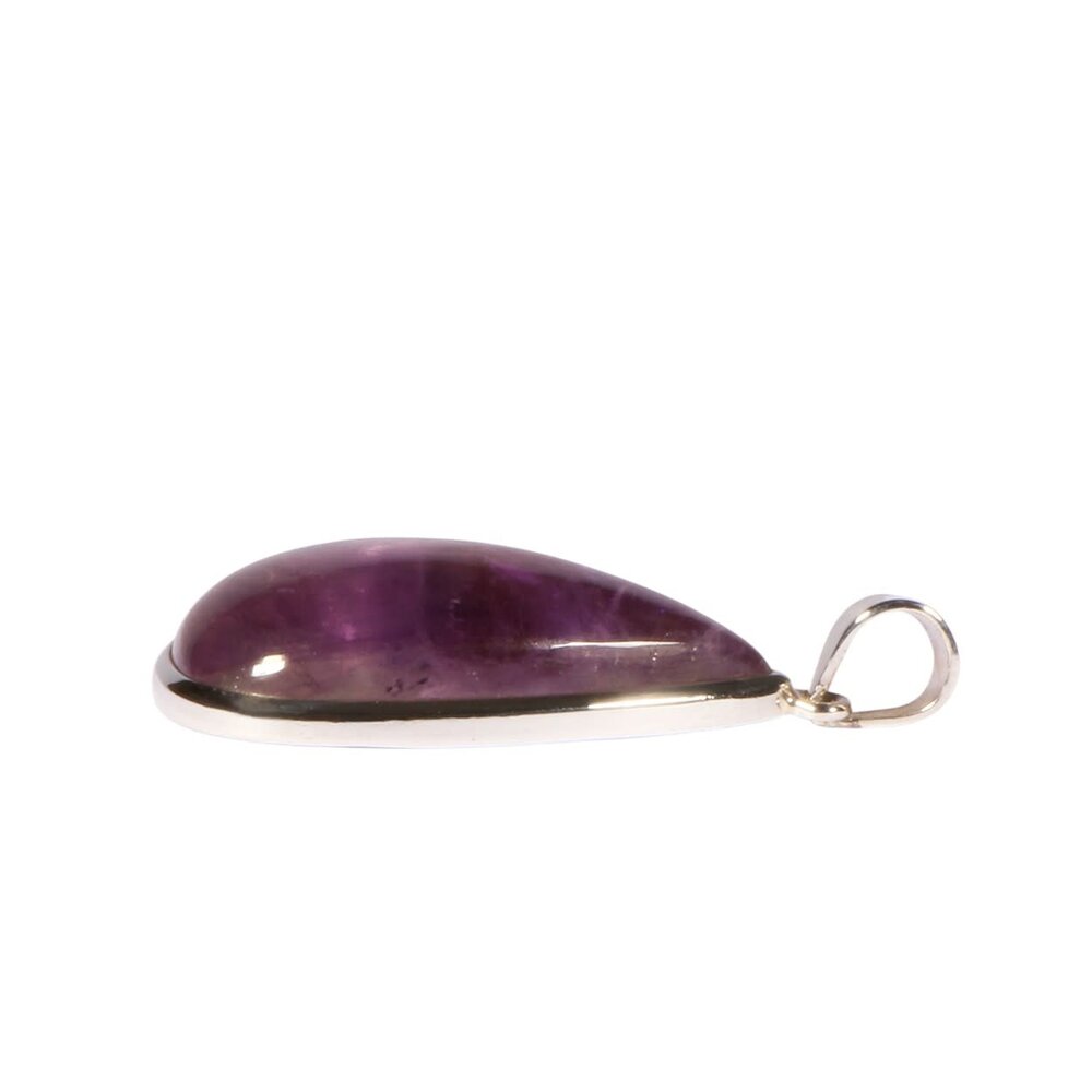 Zilveren hanger ametrien druppel 3,8 x 2,4 cm Zilveren hanger ametrien druppel 3,8 x 2,4 cm