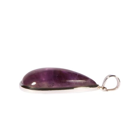 Zilveren hanger ametrien druppel 3,8 x 2,4 cm Zilveren hanger ametrien druppel 3,8 x 2,4 cm
