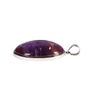 Zilveren hanger ametrien ovaal 3,9 x 2,8 cm