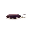 Zilveren hanger ametrien ovaal 3,6 x 2,6 cm Zilveren hanger ametrien ovaal 3,6 x 2,6 cm