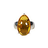 Zilveren ring barnsteen maat 17 | druppel gezet 1,8 x 1,2 cm Zilveren ring barnsteen maat 17 | druppel gezet 1,8 x 1,2 cm