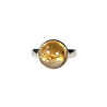 Zilveren ring citrien maat 17 | rond 1,3 cm Zilveren ring citrien maat 17 | rond 1,3 cm