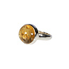 Zilveren ring citrien maat 17 | rond 1,3 cm Zilveren ring citrien maat 17 | rond 1,3 cm