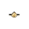 Zilveren ring citrien maat 17 | druppel 0,9 x 0,9 cm Zilveren ring citrien maat 17 | druppel 0,9 x 0,9 cm