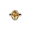 Zilveren ring citrien maat 17 1/2 | ovaal 1,5 x 1,1 cm Zilveren ring citrien maat 17 1/2 | ovaal 1,5 x 1,1 cm