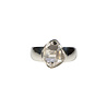 Zilveren ring Herkimer diamant facet maat 19 1/2 | markies 1,2 x 1 cm Zilveren ring Herkimer diamant facet maat 19 1/2 | markies 1,2 x 1 cm