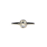 Zilveren ring Herkimer diamant facet maat 17 | ovaal 0,6 x 0,5 cm Zilveren ring Herkimer diamant facet maat 17 | ovaal 0,6 x 0,5 cm