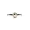 Zilveren ring Herkimer diamant facet maat 17 | ovaal 0,6 x 0,5 cm Zilveren ring Herkimer diamant facet maat 17 | ovaal 0,6 x 0,5 cm