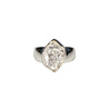 Zilveren ring Herkimer diamant facet maat 16 1/2 | markies 1,4 x 1 cm Zilveren ring Herkimer diamant facet maat 16 1/2 | markies 1,4 x 1 cm