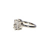 Zilveren ring Herkimer diamant gezet facet maat 17 | markies 1 x 0,6 cm Zilveren ring Herkimer diamant gezet facet maat 17 | markies 1 x 0,6 cm