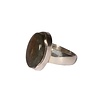 Zilveren ring labradoriet (paars) maat 17 | ovaal 1,8 x 1,2 cm Zilveren ring labradoriet (paars) maat 17 | ovaal 1,8 x 1,2 cm