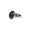 Zilveren ring labradoriet maat 17 | ovaal 1,3 x 0,9 cm Zilveren ring labradoriet maat 17 | ovaal 1,3 x 0,9 cm