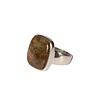 Zilveren ring labradoriet maat 19 1/2 | rechthoek 1,9 x 1,7 cm Zilveren ring labradoriet maat 19 1/2 | rechthoek 1,9 x 1,7 cm