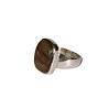 Zilveren ring labradoriet maat 17 | rechthoek 1,5 x 1,2 cm Zilveren ring labradoriet maat 17 | rechthoek 1,5 x 1,2 cm
