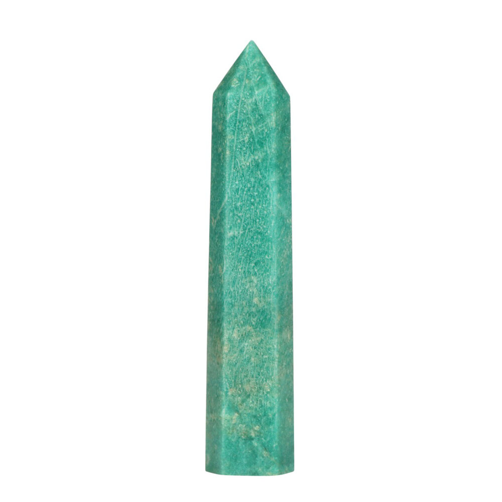 Amazoniet geslepen punt 18,2 x 3,9 x 3,3 cm | 421 gram