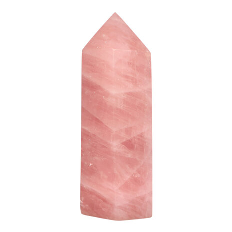 Rozenkwarts punt geslepen A-kwaliteit 20 x 7 x 6,7 cm | 1961 gram