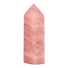 Rozenkwarts punt geslepen A-kwaliteit 20 x 7 x 6,7 cm | 1961 gram