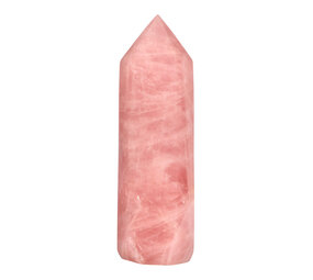Rozenkwarts punt geslepen A-kwaliteit 24,9 x 7 x 6,1 cm | 2198 gram Rozenkwarts punt geslepen A-kwaliteit 24,9 x 7 x 6,1 cm | 2198 gram