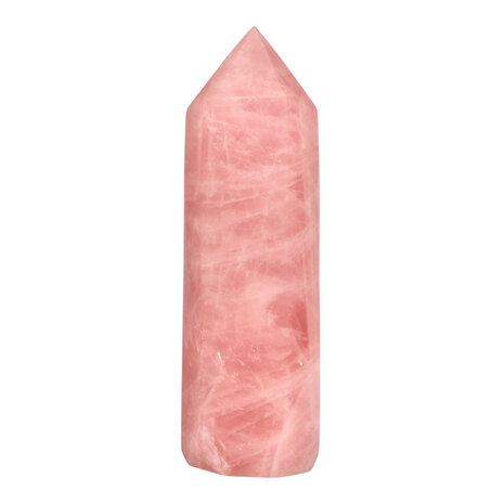 Rozenkwarts punt geslepen A-kwaliteit 24,9 x 7 x 6,1 cm | 2198 gram Rozenkwarts punt geslepen A-kwaliteit 24,9 x 7 x 6,1 cm | 2198 gram