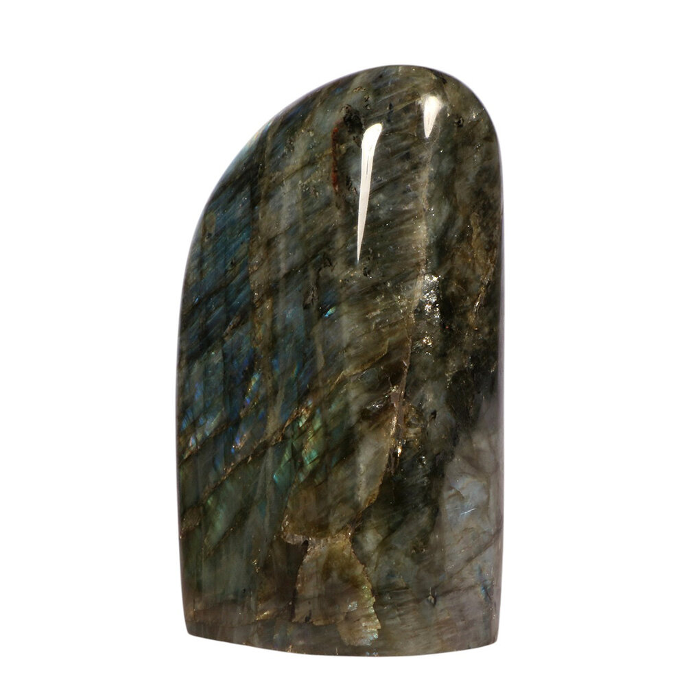 Labradoriet A-kwaliteit sculptuur 13,5 x 9,5 x 5,4 cm | 1136 gram Labradoriet A-kwaliteit sculptuur 13,5 x 9,5 x 5,4 cm | 1136 gram
