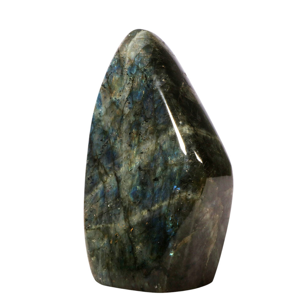 Labradoriet A-kwaliteit sculptuur 14,3 x 9,5 x 4,9 cm | 1189 gram Labradoriet A-kwaliteit sculptuur 14,3 x 9,5 x 4,9 cm | 1189 gram