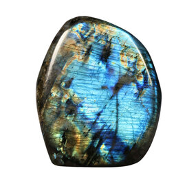 Labradoriet A-kwaliteit sculptuur 13,8 x 8,5 x 5,1 cm | 1521 gram Labradoriet A-kwaliteit sculptuur 13,8 x 8,5 x 5,1 cm | 1521 gram