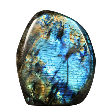 Labradoriet A-kwaliteit sculptuur 13,8 x 8,5 x 5,1 cm | 1521 gram Labradoriet A-kwaliteit sculptuur 13,8 x 8,5 x 5,1 cm | 1521 gram