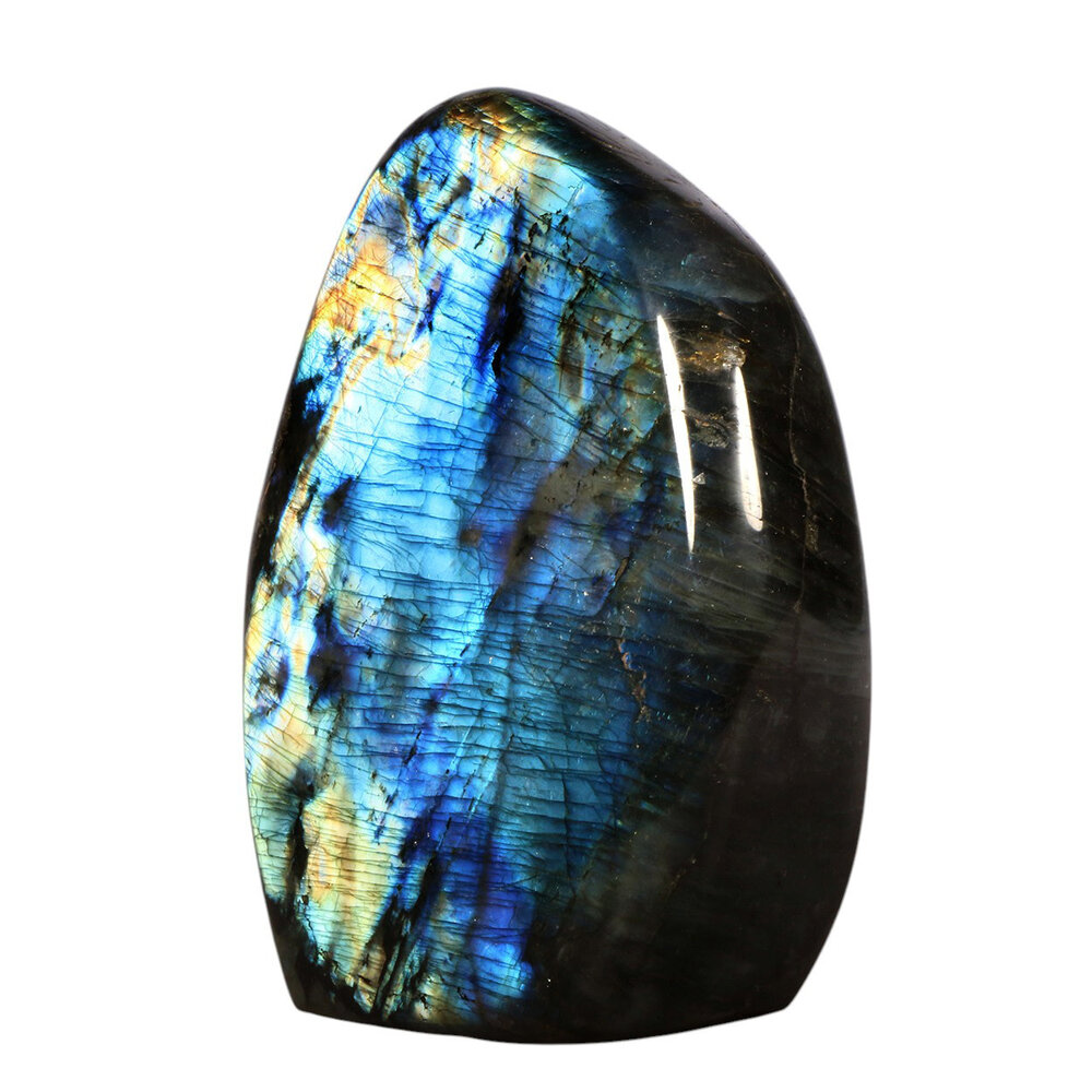 Labradoriet A-kwaliteit sculptuur 13,8 x 8,5 x 5,1 cm | 1521 gram Labradoriet A-kwaliteit sculptuur 13,8 x 8,5 x 5,1 cm | 1521 gram