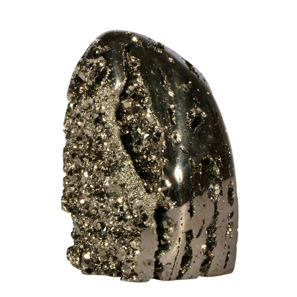 Pyriet A-kwaliteit sculptuur 6,9 x 5,1 x 3,6 cm | 313 gram Pyriet A-kwaliteit sculptuur 6,9 x 5,1 x 3,6 cm | 313 gram