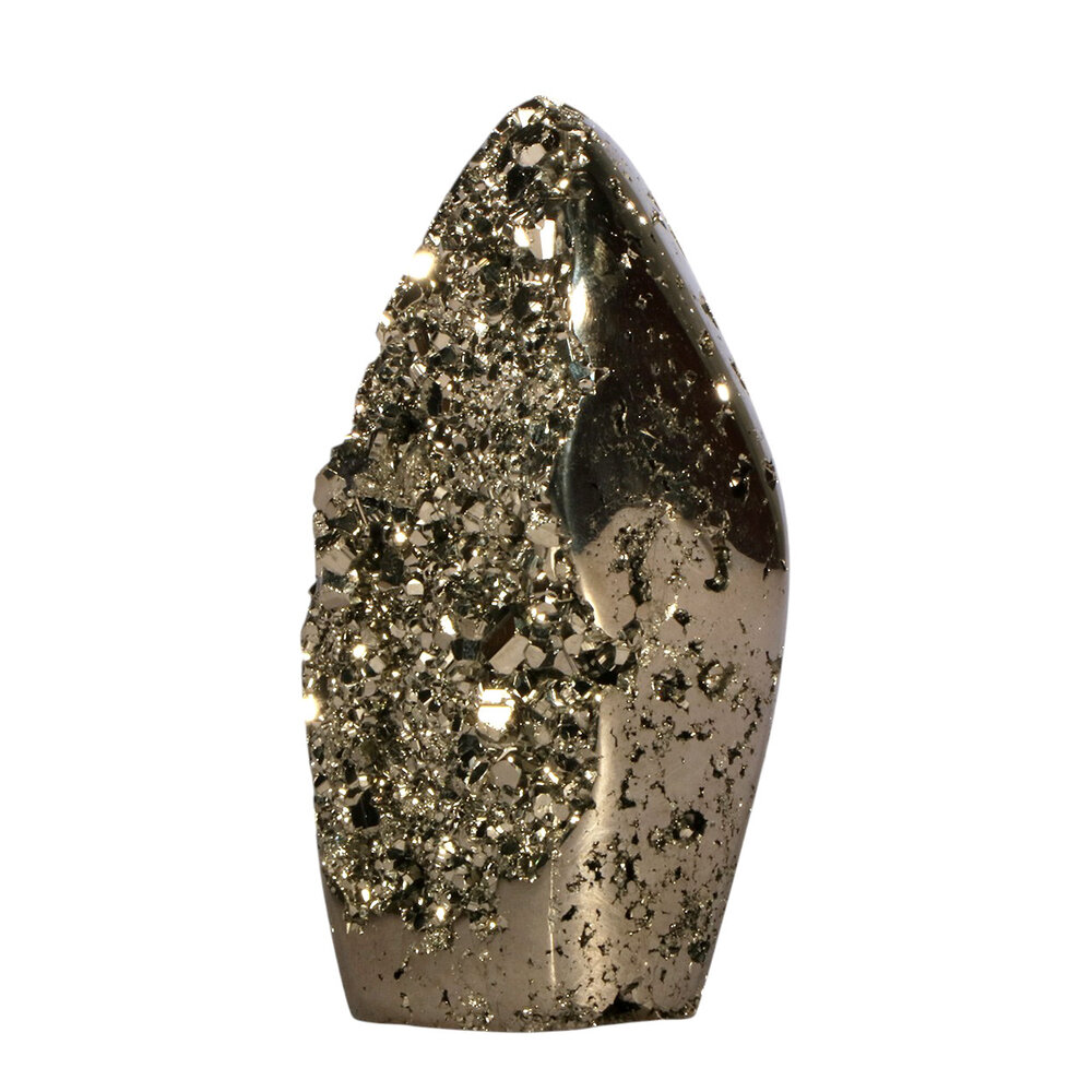 Pyriet A-kwaliteit sculptuur 9,3 x 4,8 x 3,1 cm | 368 gram Pyriet A-kwaliteit sculptuur 9,3 x 4,8 x 3,1 cm | 368 gram