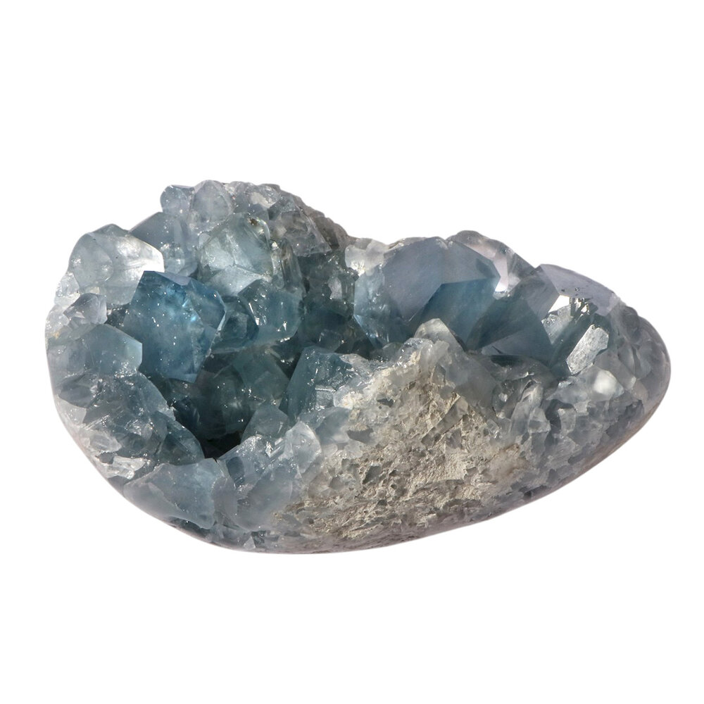 Celestien A-kwaliteit edelsteen ei 13,6 x 8,5 x 6,3 cm | 1457 gram Celestien A-kwaliteit edelsteen ei 13,6 x 8,5 x 6,3 cm | 1457 gram