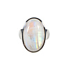 Zilveren ring maansteen (regenboog) maat 17 | ovaal 2,2 x 1,4 cm Zilveren ring maansteen (regenboog) maat 17 | ovaal 2,2 x 1,4 cm