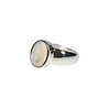 Zilveren ring maansteen (regenboog) maat 17 1/2 | ovaal facet 1,1 x 0,8 cm Zilveren ring maansteen (regenboog) maat 17 1/2 | ovaal facet 1,1 x 0,8 cm