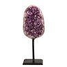 Amethist cluster op standaard 13 x 8 x 4,4 cm | 1065 gram Amethist cluster op standaard 13 x 8 x 4,4 cm | 1065 gram