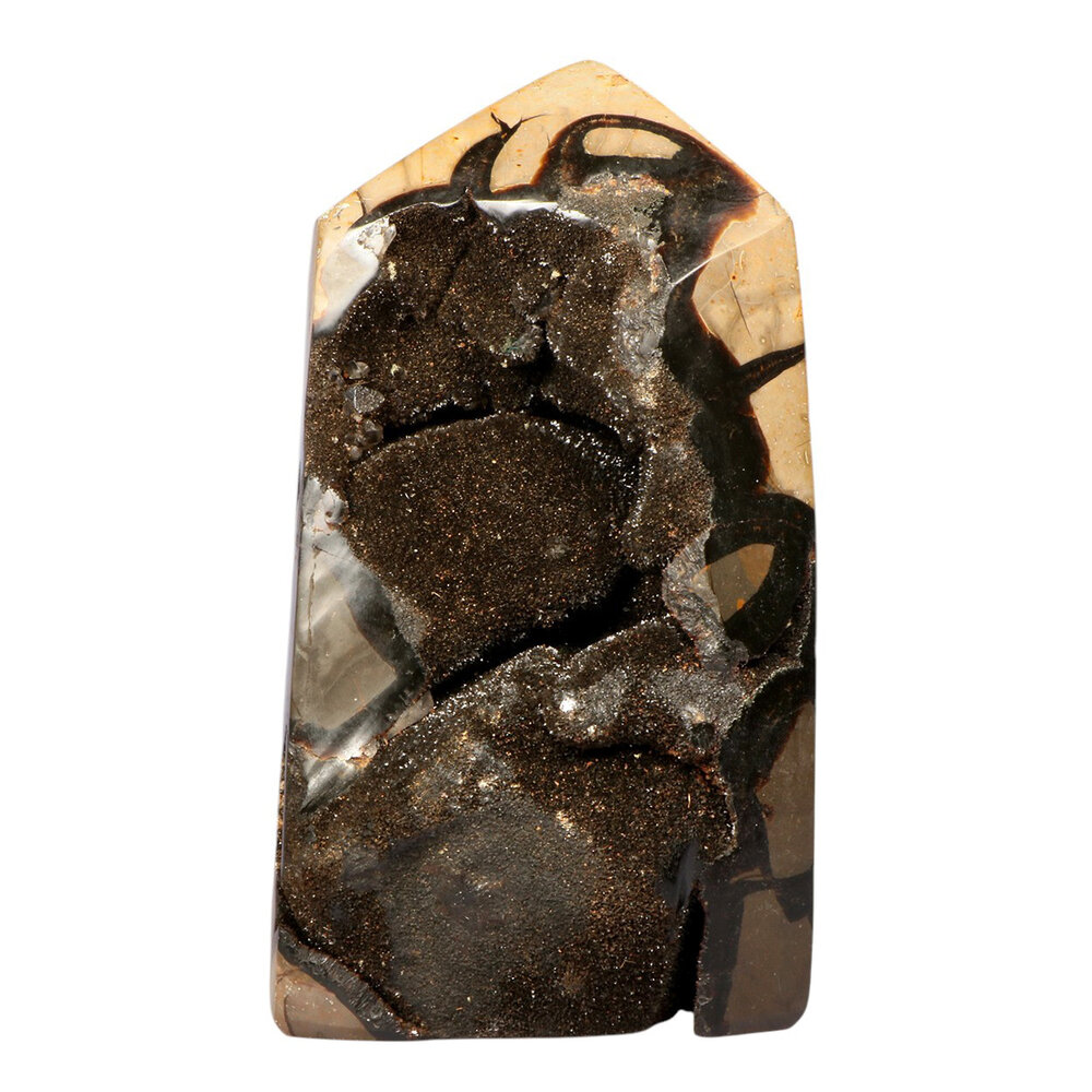 Septarie edelsteen A-kwaliteit punt 20,6 x 11,2 x 9 cm | 3405 gram