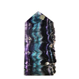 Fluoriet (multi) cluster obelisk geslepen 11 - 12,5 cm