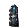Fluoriet (multi) cluster obelisk geslepen 11 - 12,5 cm