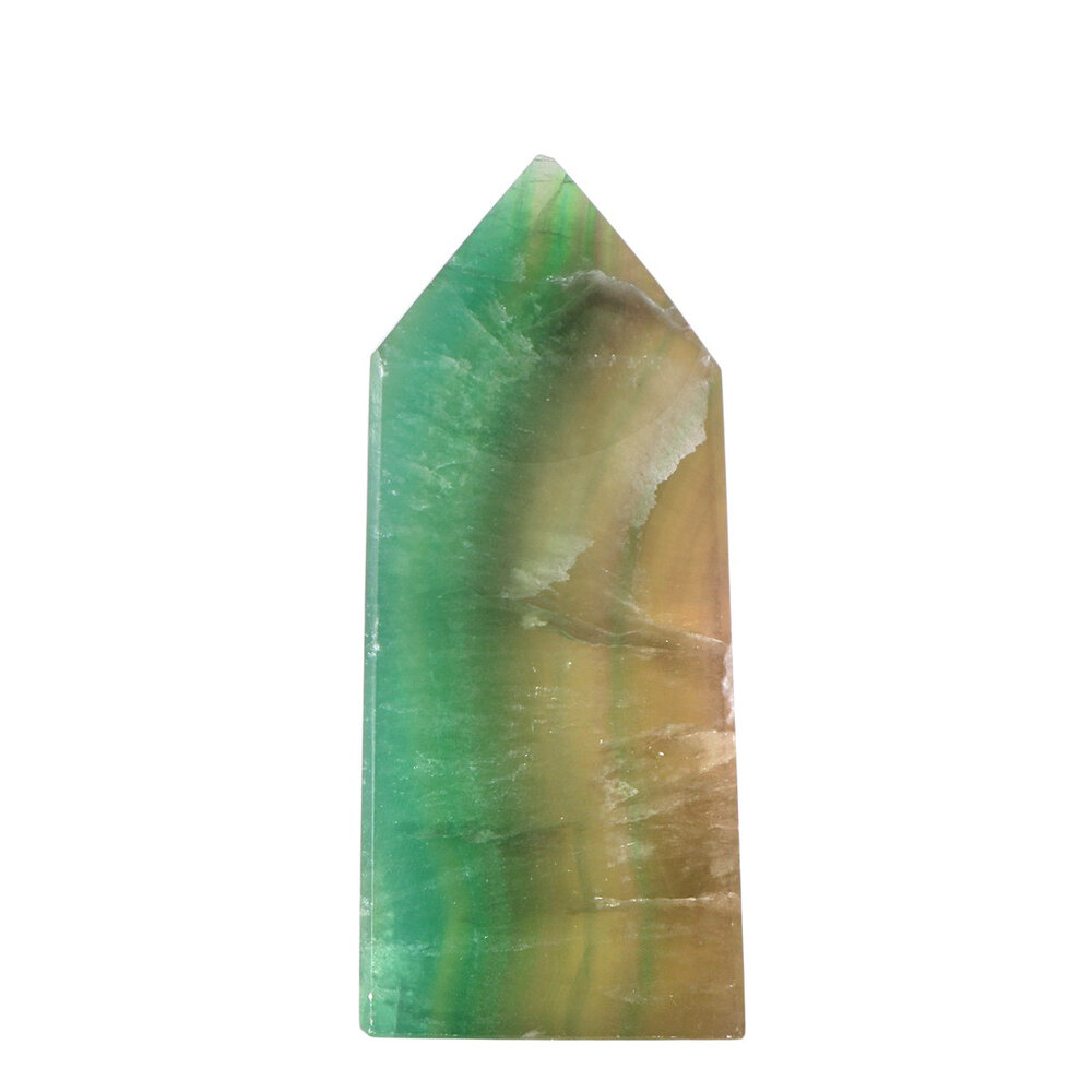 Fluoriet (multi) obelisk 8,5 - 9,5 cm Fluoriet (multi) obelisk 8,5 - 9,5 cm