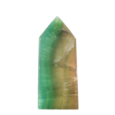 Fluoriet (multi) obelisk 8,5 - 9,5 cm Fluoriet (multi) obelisk 8,5 - 9,5 cm