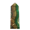 Fluoriet (multi) obelisk 14 - 15,5 cm Fluoriet (multi) obelisk 14 - 15,5 cm