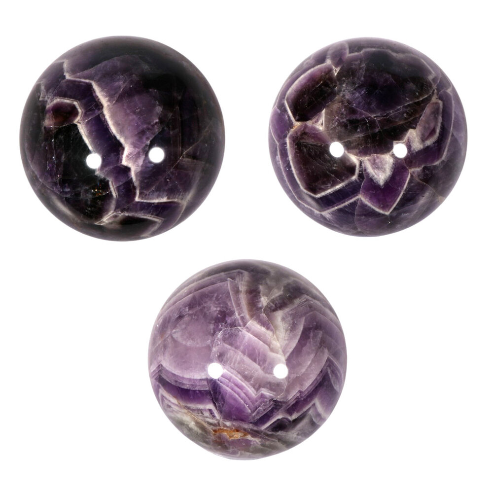 Amethist (Chevron) bol 45 - 50 mm Amethist (Chevron) bol 45 - 50 mm
