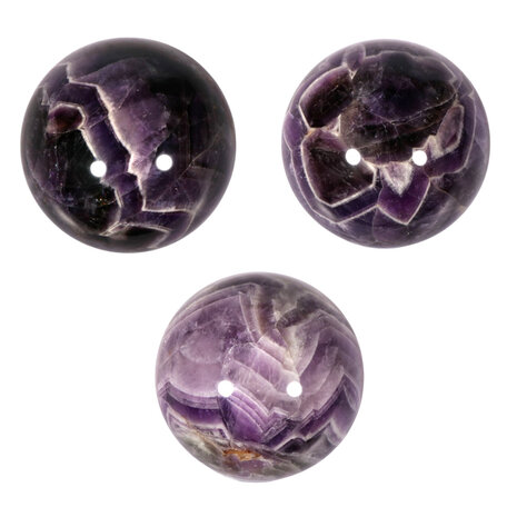 Amethist (Chevron) bol 45 - 50 mm Amethist (Chevron) bol 45 - 50 mm