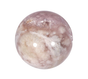 Amethist (roze) met bloemagaat bol 50 - 55 mm Amethist (roze) met bloemagaat bol 50 - 55 mm