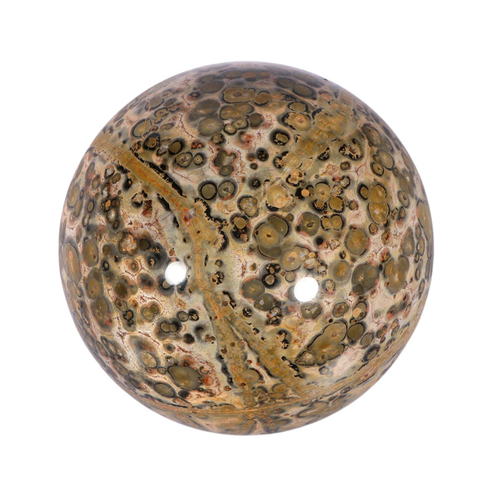 Jaspis (luipaard) bol 60 - 65 mm Jaspis (luipaard) bol 60 - 65 mm