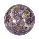 Lepidoliet met roze toermalijn (unicorn stone) bol 71 mm | 540 gram