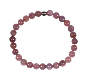 Saffier (roze) armband 18 cm | 6 - 7 mm kralen Saffier (roze) armband 18 cm | 6 - 7 mm kralen