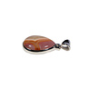 Zilveren hanger agaat (Botswana) | druppel 1,9 x 1,5 cm Zilveren hanger agaat (Botswana) | druppel 1,9 x 1,5 cm