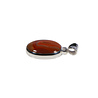 Zilveren hanger agaat (Botswana) | ovaal 1,9 x 1,4 cm Zilveren hanger agaat (Botswana) | ovaal 1,9 x 1,4 cm